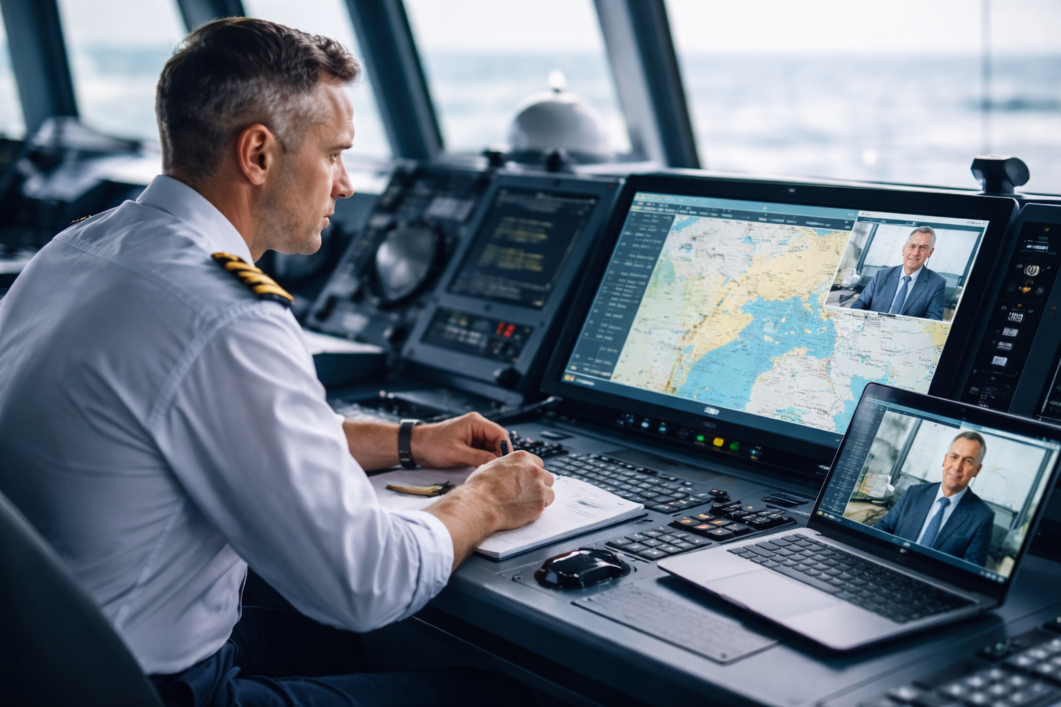 Instructor-led ECDIS operational support session